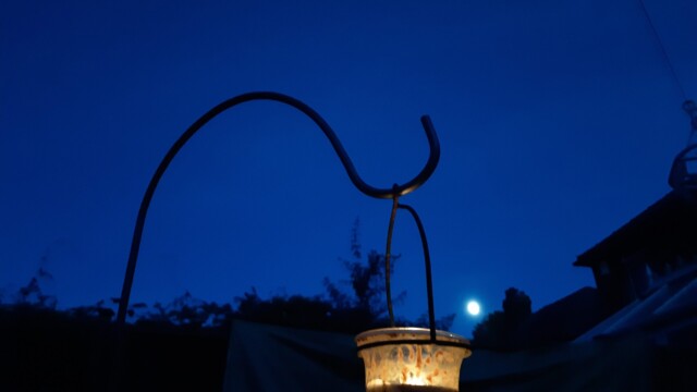 tea light holder tea light with the moon