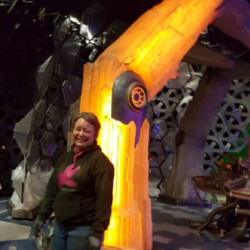 Jess working on the Tardis