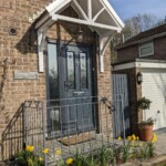railings to match the porch